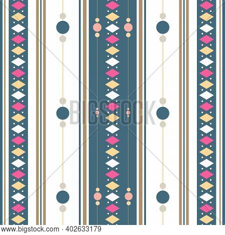 Abstract Striped  Pattern Fabric. Suitable For Your Print Fabric, Sarong, Ulos, Sari, Doodle Etc. Ve