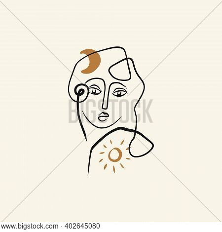 Boho, Symbol, Decorative, Decor, Isolated, Nature, Art, Silhouette, Beautiful, Abstract, Elegant, Ca