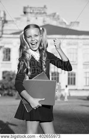 Education Is Power. Happy Kid Back To School. Non-formal Education. Private Teaching. Education And 