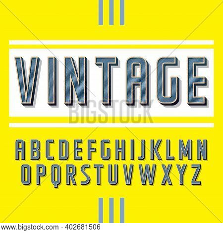 Vintage Label Typeface Handcrafted Font For Any Label Design.