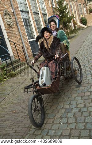 Deventer, Netherlands, 17 December 2016. Dickens Festival In Deventer, Netherlands.