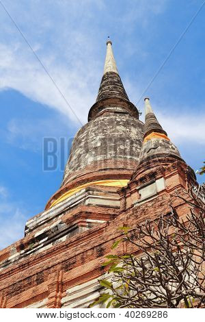 古代寺 (wat Yai 柴蒙空） 大城