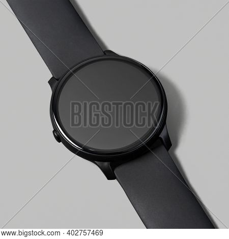 Smartwatch screen mockup digital device