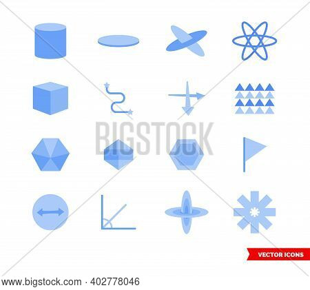 Geometry Icon Set Vector & Photo (Free Trial) | Bigstock
