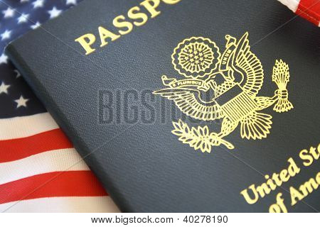Passeport et drapeau