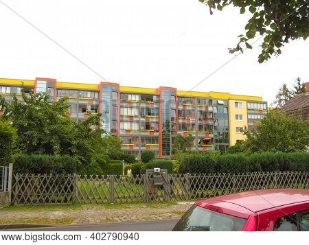 Modern Apartment Building In Berlin, Germany