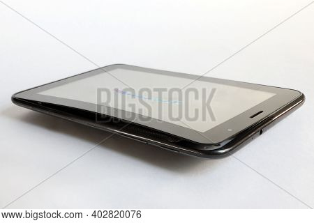 The Swollen Battery In The Tablet Tore The Screen Away From The Base Of The Mount.