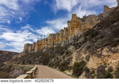 View Of Gorges Of Riaza In Segovia (spain)