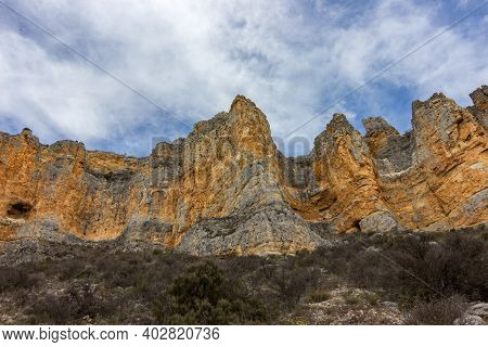View Of Gorges Of Riaza In Segovia (spain)