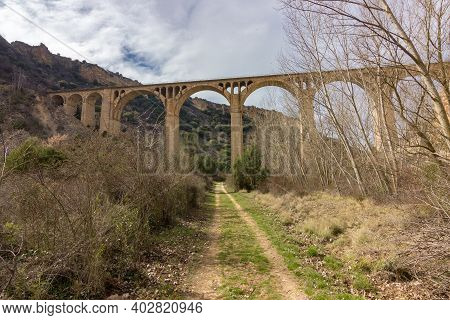 View Of Gorges Of Riaza In Segovia (spain)