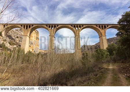 View Of Gorges Of Riaza In Segovia (spain)