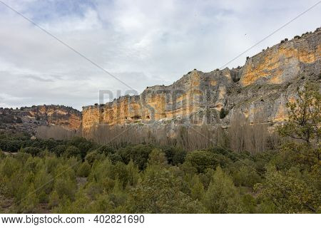 View Of Gorges Of Riaza In Segovia (spain)