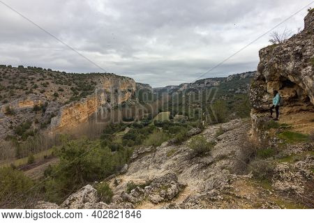 View Of Gorges Of Riaza In Segovia (spain)