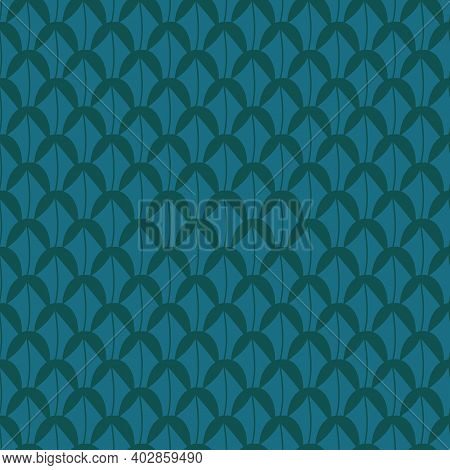 Simple Abstract Geometric Green Texture Seamless Pattern