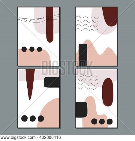 Modern Vector Abstract Interior Wall Art Printable