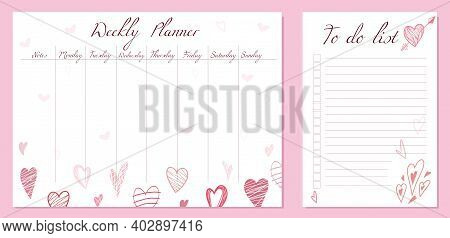 Weekly Planner Do Vector & Photo (Free Trial) | Bigstock