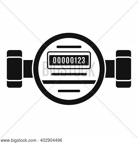 Water Home Counter Icon. Simple Illustration Of Water Home Counter Vector Icon For Web Design Isolat
