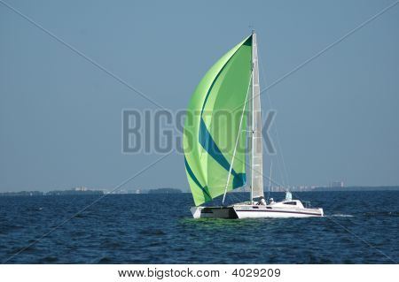 Větru spinakr v Regata poskytuje prohlížeč s pocitem romantické vzrušení.