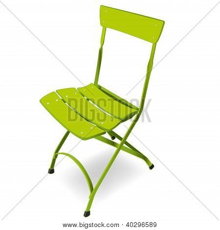 Opvouwbare stoel Vector