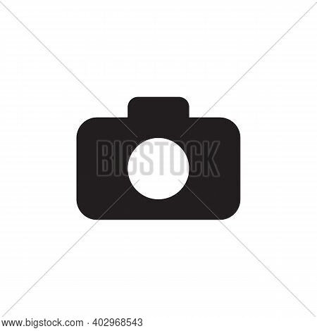 Black Symbol Camara Icon Image, Vector Ilustration Design