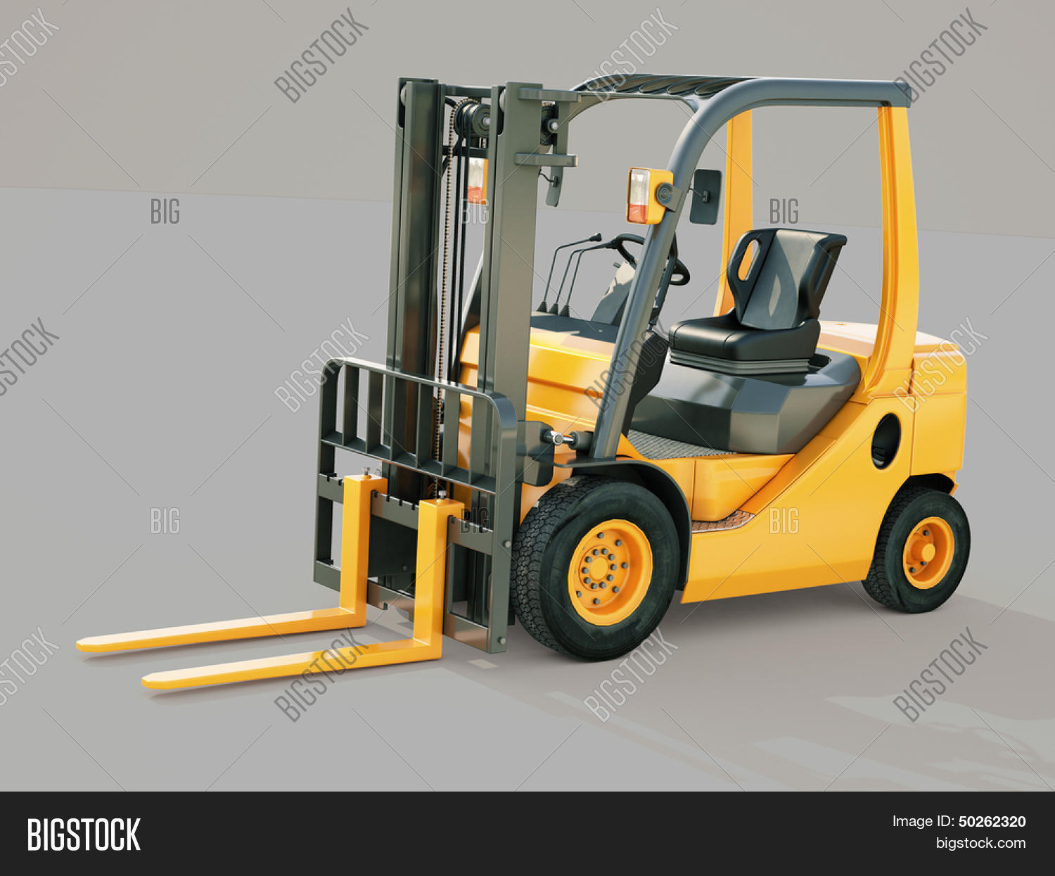 Modern Forklift Truck Image & Photo (Free Trial) Bigstock