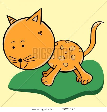 猫の漫画のキャラクター