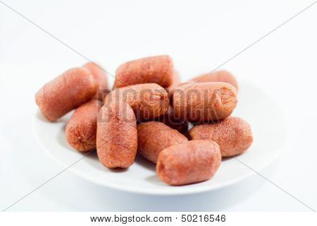 Deep fried sausage