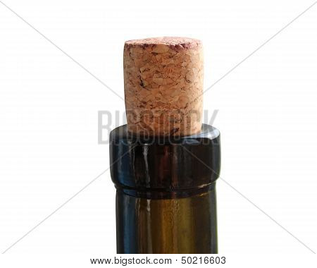 Cork In The Bottle Of Wine