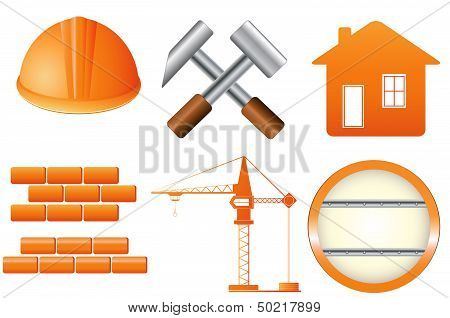 set of construction object
