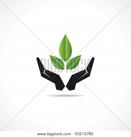 save nature concept stock vector