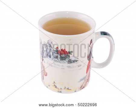 Cup of green tea