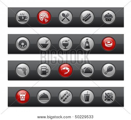 Food - Set 2 of 2 // Button Bar Series 
