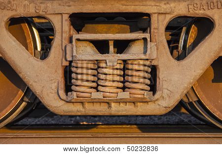 Freight Train And Track