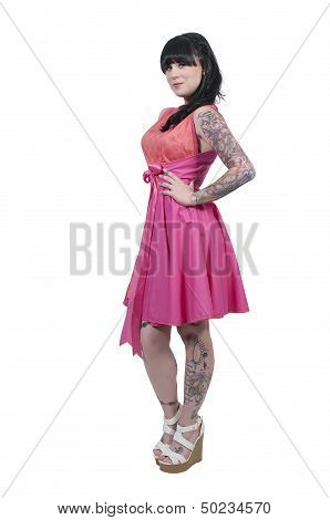 Beautiful Tattooed Woman