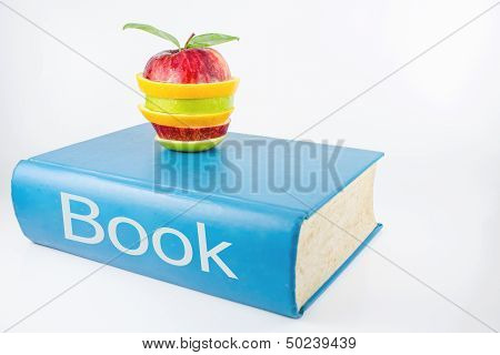 Back to school on a white background