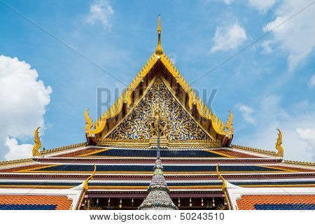 Roof Of A Temple In Wat Phra Kaew