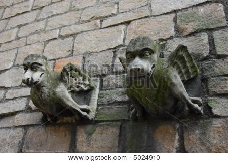 Two Gargoyles