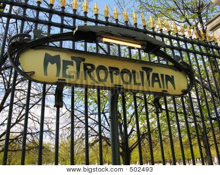 Segno della metropolitana