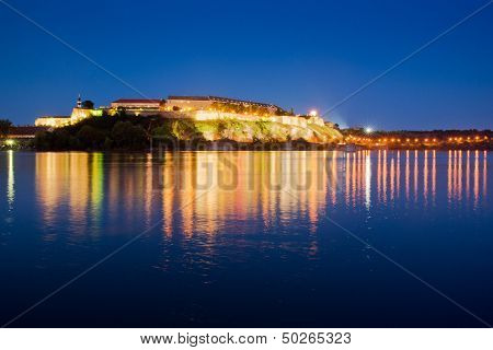 Petrovaradin Fortress At Night