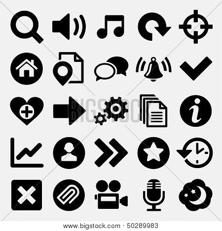 Games and web icons set. This is file of EPS8 format.