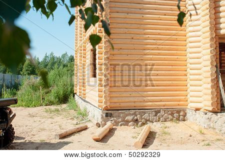 Wooden Bilding From Timber