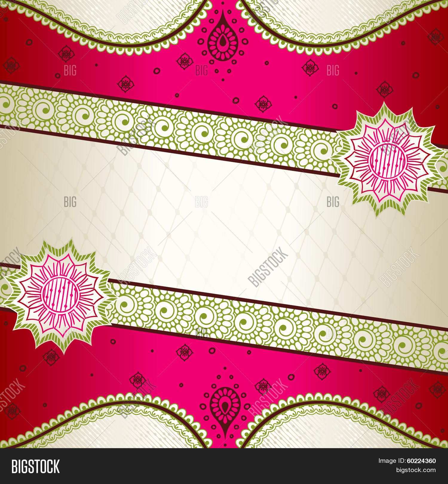 Vibrant Pink Banner Vector Photo Free Trial Bigstock