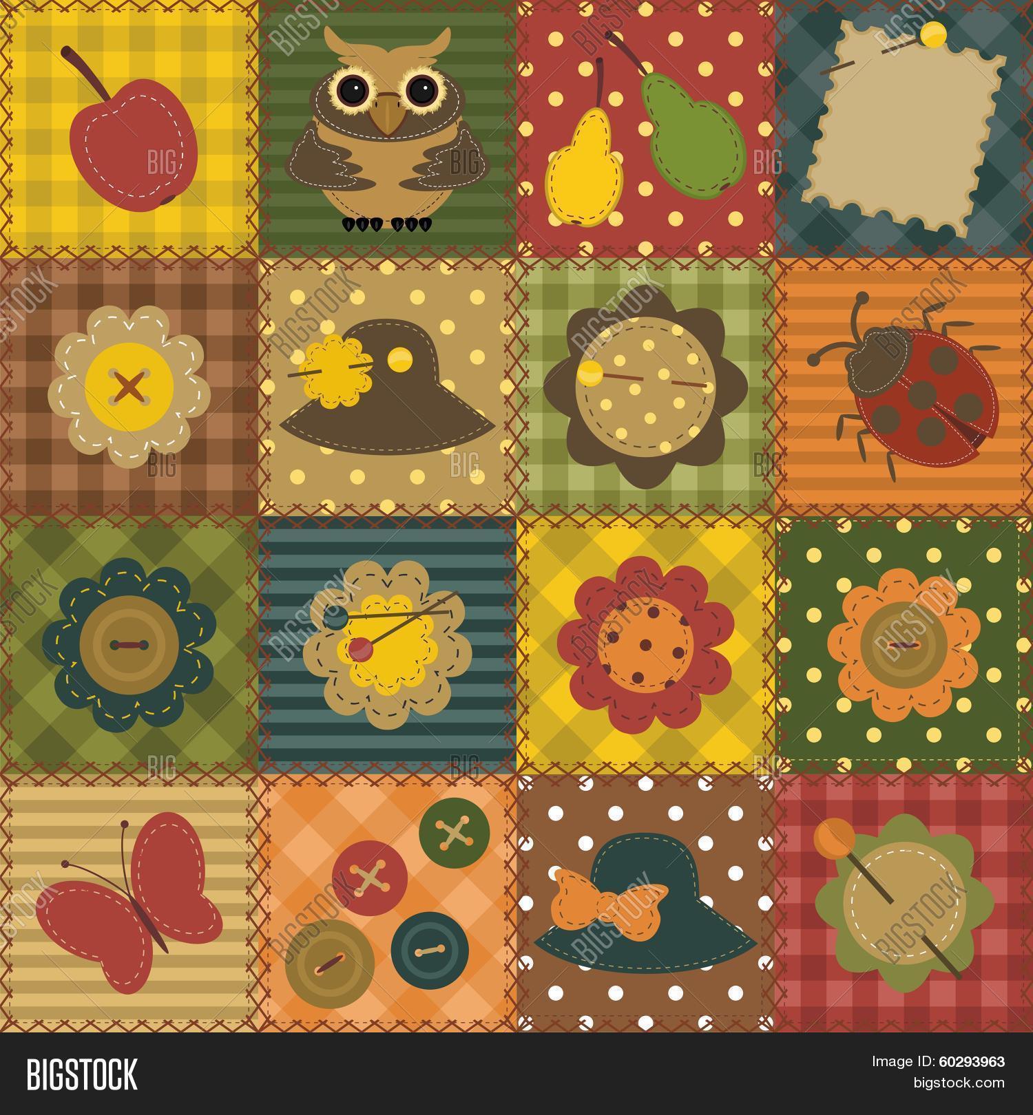 Patchwork Background Vector & Photo (Free Trial) | Bigstock
