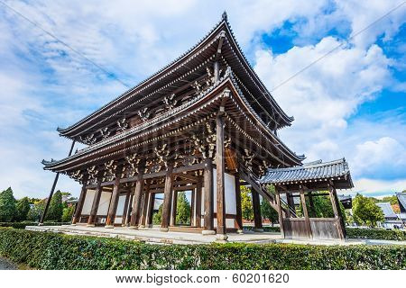 Sanmon - The Main Gate At Chioin Temple in Kyoto