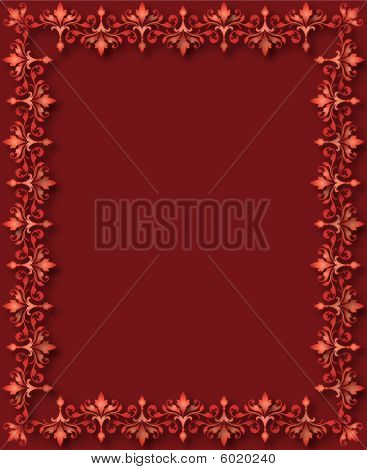 圣诞螺旋型装饰边框