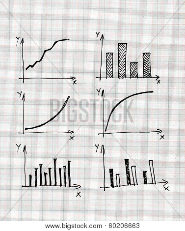 Diagrams And Charts And Other Infographics Drawing