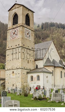 Church Of St. John In Mustair, Unesco World Cultural Heritage, Switzerland