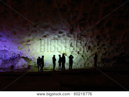 Silhouettes In Sung Sot Cave