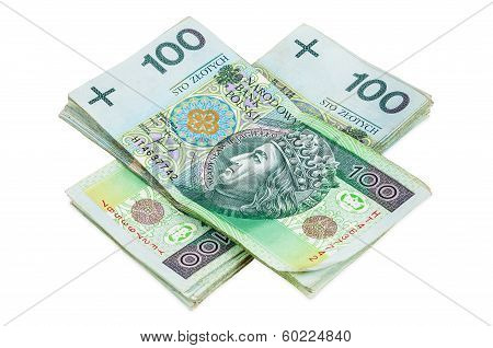 Polish Banknotes Of 100 Pln