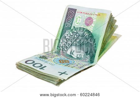 Polish Banknotes Of 100 Pln